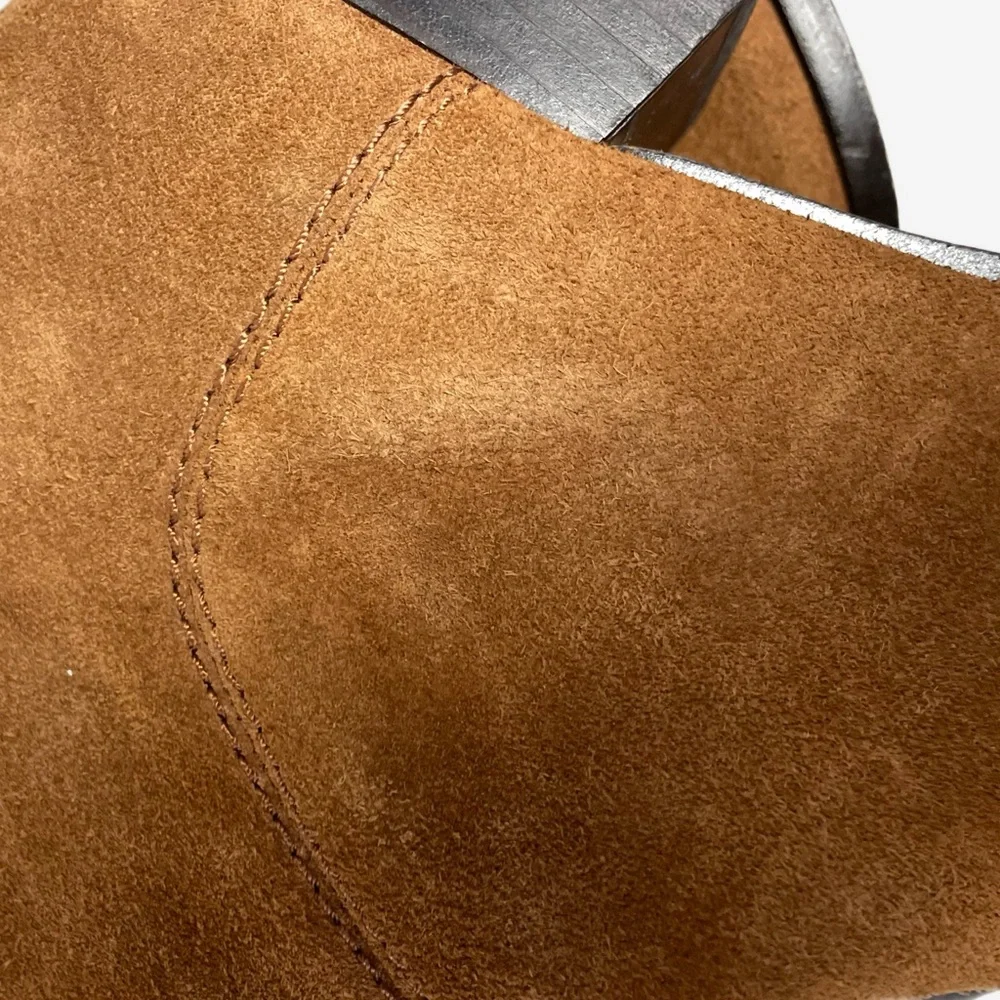 Joie Brown Reeve over the knee suede boots preppy boho western equestrian 5.5